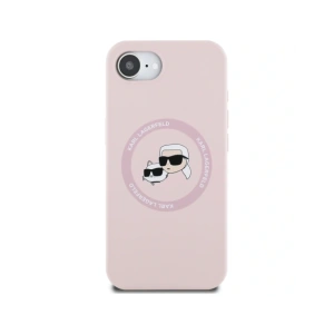 Hurtownia GSM - Karl Lagerfeld Capete din silicon Karl&Choupette MagSafe Apple iPhone 16e roz - KLD21981 - {ean13} - Hurt
