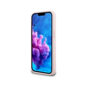 Karl Lagerfeld Silikonové hlavy Karl&Choupette MagSafe Apple iPhone 16e růžové