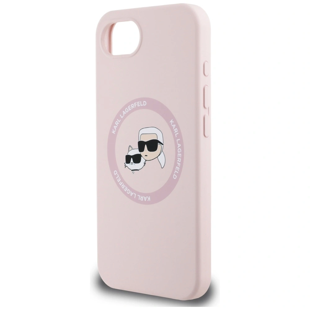 Hurtownia GSM - Karl Lagerfeld Silikon Karl&Choupette Köpfe MagSafe Apple iPhone 16e pink - KLD21981 - {ean13} - Hurt