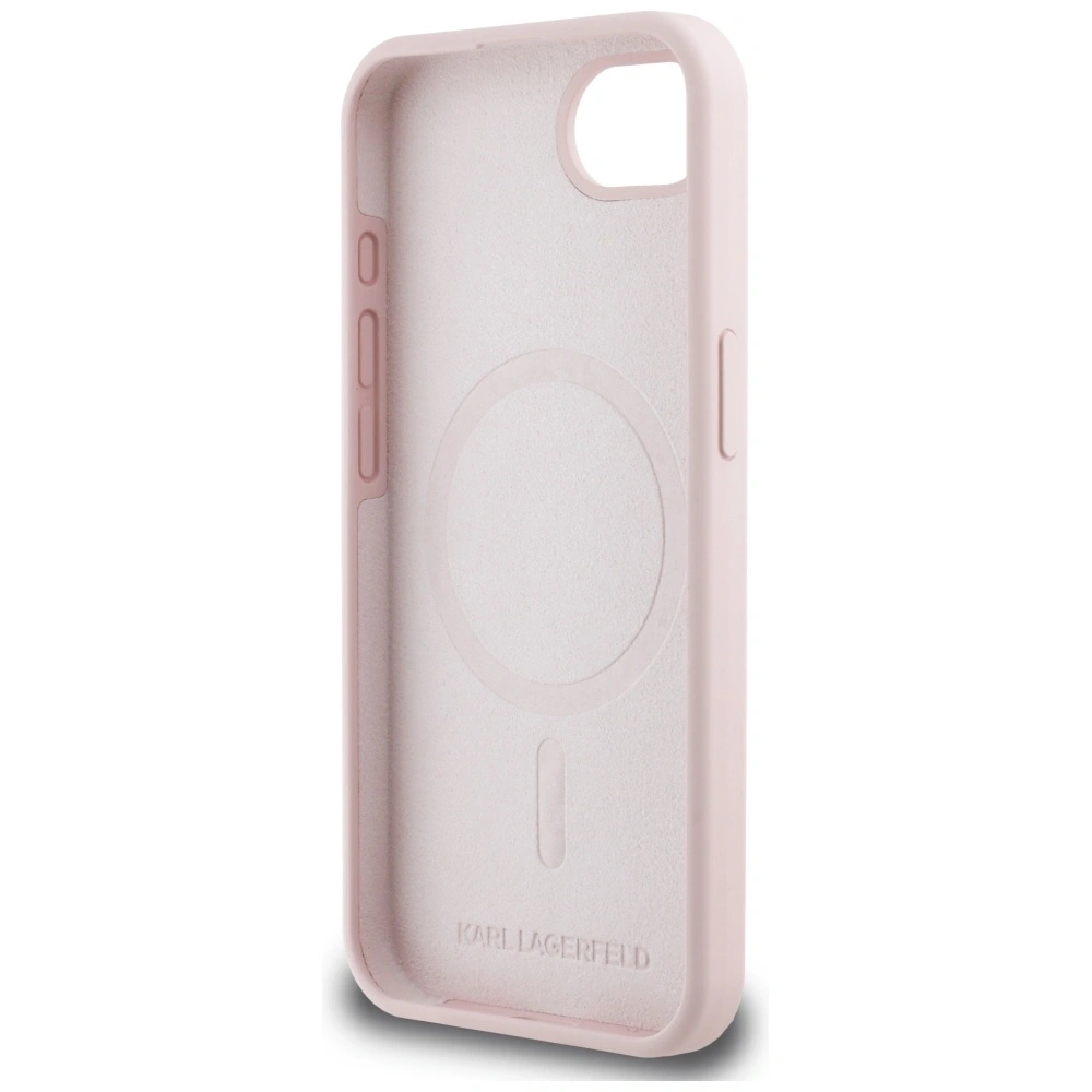 Hurtownia GSM - Karl Lagerfeld Szilikon Karl&Choupette fejek MagSafe Apple iPhone 16e rózsaszín - KLD21981 - {ean13} - Hurt