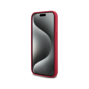 Hurtownia GSM - Karl Lagerfeld Inel din silicon Karl&Choupette cu capete MagSafe Apple iPhone 15 roșu - KLD21982 - {ean13} - Hurt