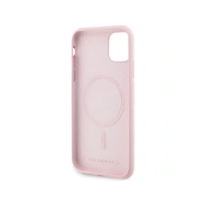 Wholesale Karl Lagerfeld Silicone Karl&Choupette MagSafe Apple iPhone 11 pink - KLD21983 - {ean13} - Hurt