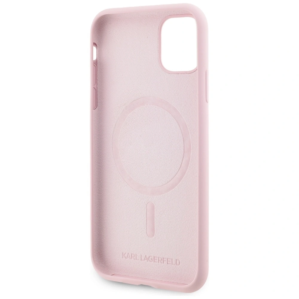 Hurtownia GSM - Karl Lagerfeld Silikonový Karl&Choupette MagSafe Apple iPhone 11 růžový - KLD21983 - {ean13} - Hurt