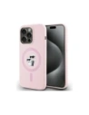 Karl Lagerfeld silikonový Karl&Choupette MagSafe Apple iPhone 14 Pro Max růžový