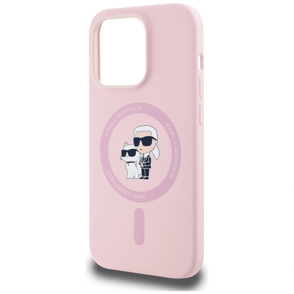 Hurtownia GSM - Karl Lagerfeld Silicon Karl&Choupette MagSafe Apple iPhone 14 Pro Max roz - KLD21984 - {ean13} - Hurt