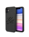 Case Karl Lagerfeld KLHCN61TJKBK Apple iPhone 11 Hardcase schwarz/black Lizard