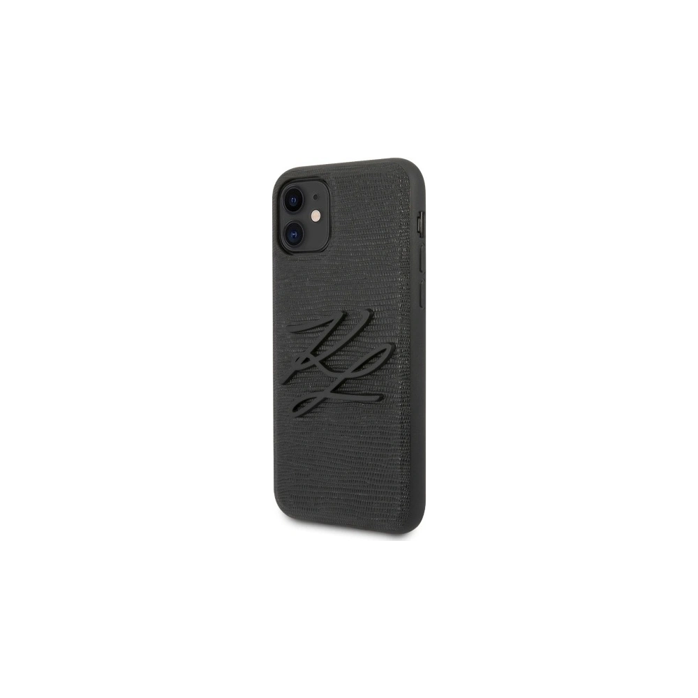 Hurtownia GSM - Etui Karl Lagerfeld KLHCN61TJKBK Apple iPhone 11 hardcase černý/black Lizard - KLD277BLK - {ean13} - Hurt