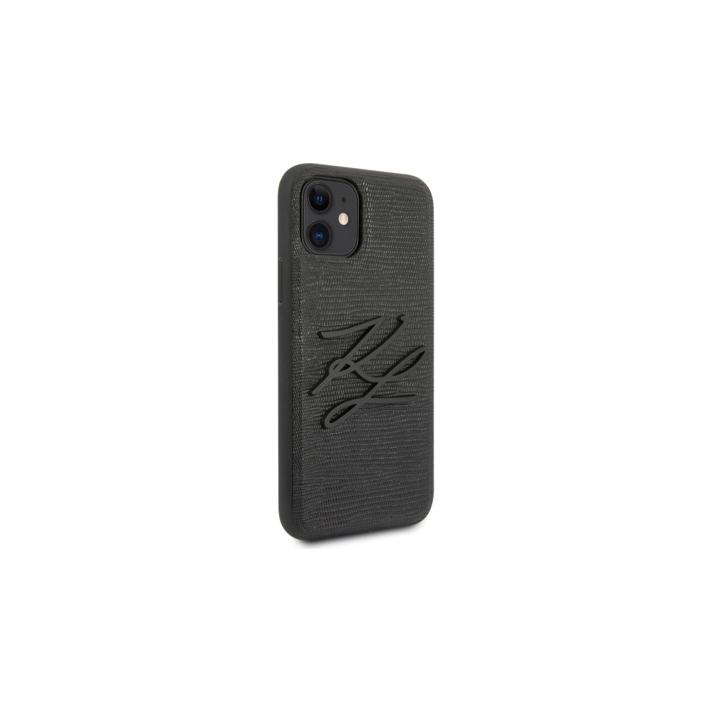 Hurtownia GSM - Etui Karl Lagerfeld KLHCN61TJKBK Apple iPhone 11 hardcase černý/black Lizard - KLD277BLK - {ean13} - Hurt