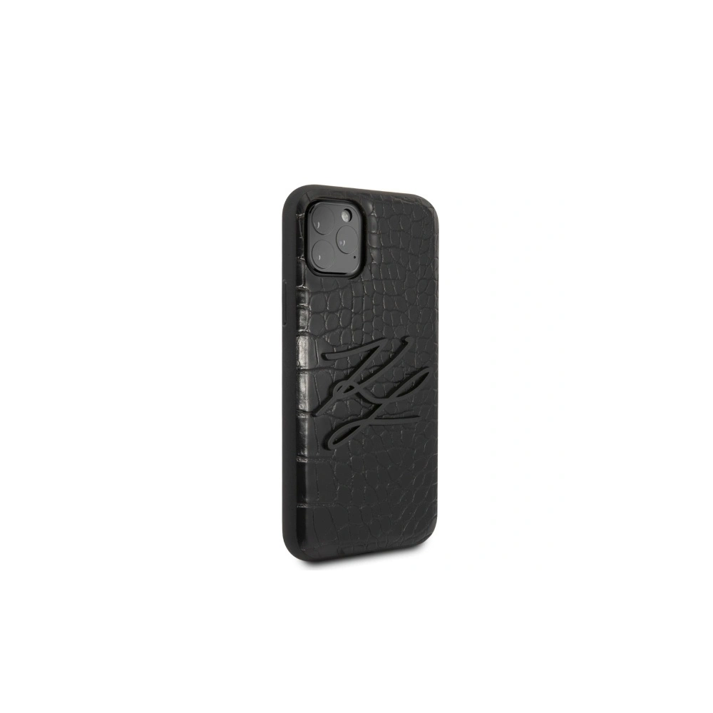 Hurtownia GSM - Etui Karl Lagerfeld KLHCN65CRKBK Apple iPhone 11 Pro Max hardcase černý/black Croco - KLD278BLK - {ean13} - Hurt