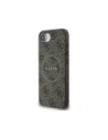 Hurtownia GSM - Etui Guess 4G Ring Classic Logo MagSafe do Apple iPhone 16e brązowy - GUE4451 - {ean13} - Hurt