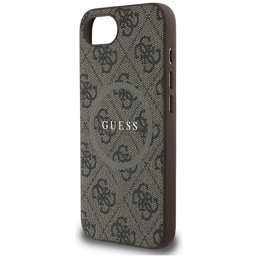 Hurtownia GSM - Etui Guess 4G Ring Classic Logo MagSafe do Apple iPhone 16e brązowy - GUE4451 - {ean13} - Hurt