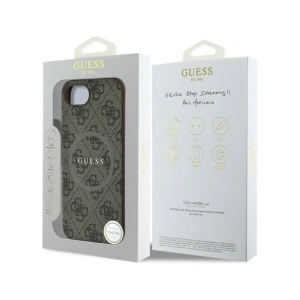 Hurtownia GSM - Guess 4G Gyűrű Klasszikus Logó MagSafe Apple iPhone 16e barna - GUE4451 - {ean13} - Hurt