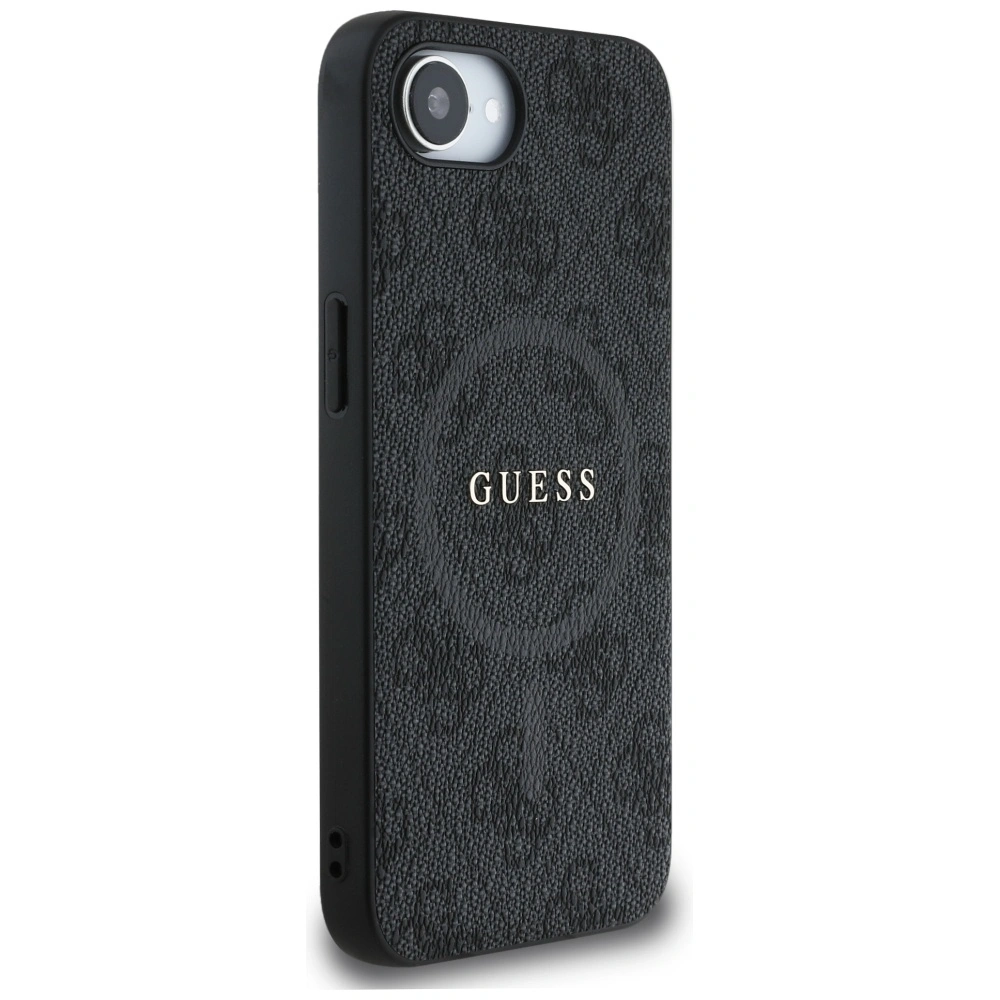 Hurtownia GSM - Guess 4G Gyűrű Klasszikus Logo MagSafe Apple iPhone 16e fekete - GUE4452 - {ean13} - Hurt