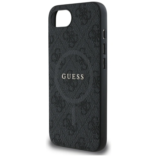 Etui Guess 4G Ring Classic Logo MagSafe do Apple iPhone 16e czarny