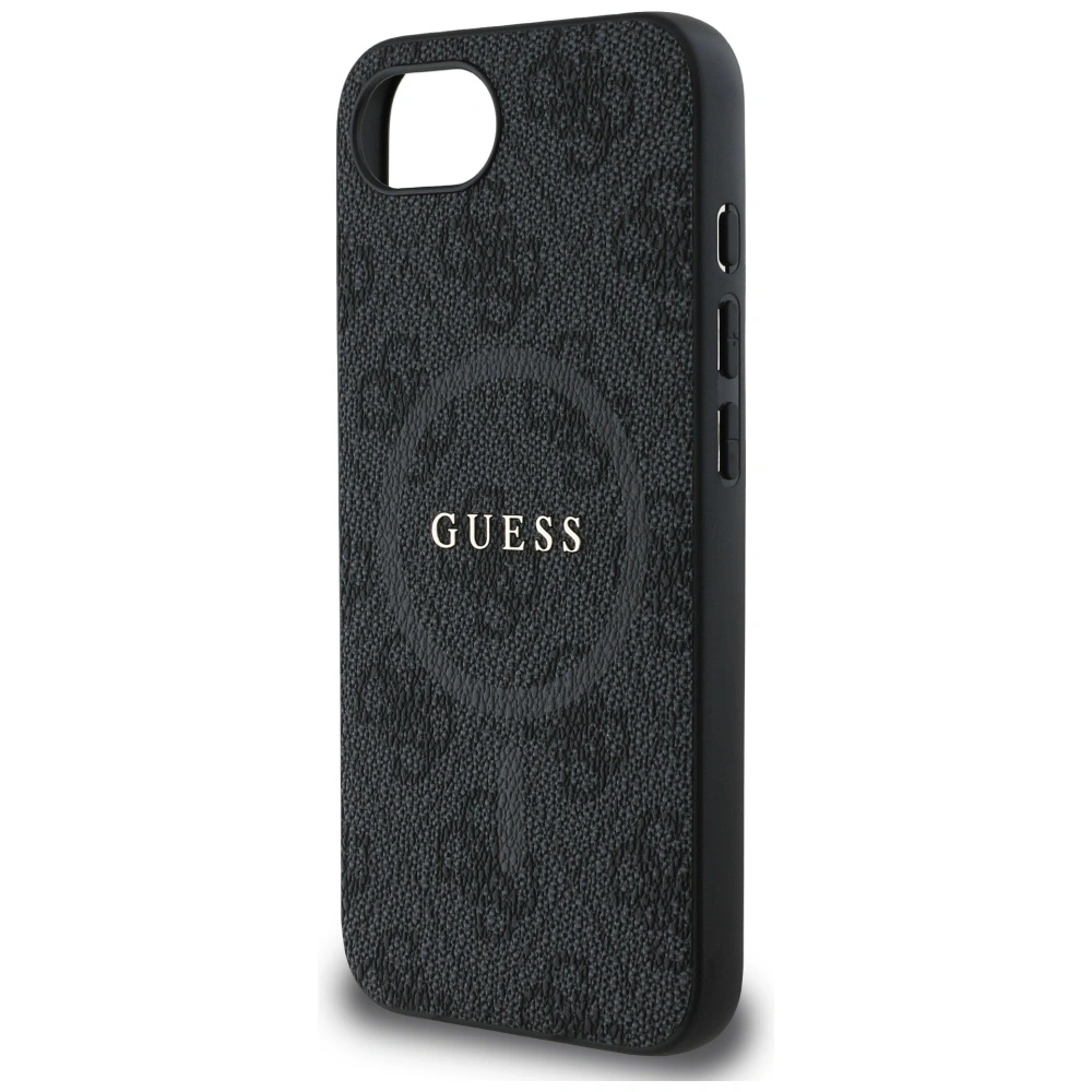 Guess 4G Ring Classic Logo MagSafe Apple iPhone 16e schwarz