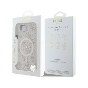 Wholesale Guess 4G Ring Classic Logo MagSafe Apple iPhone 16e pink - GUE4453 - {ean13} - Hurt