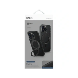 Hurtownia GSM - UNIQ Swivix Apple iPhone 16 Pro 360 Rotující stojánek černý - UNIQ1497 - {ean13} - Hurt