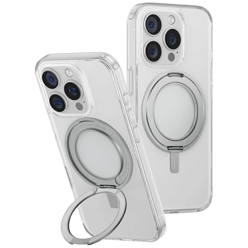 Hurtownia GSM - UNIQ Swivix Apple iPhone 16 Pro 360 otočný stojánek čirý - UNIQ1498 - {ean13} - Hurt