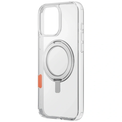 Etui UNIQ Swivix do Apple iPhone 16 Pro 360 Rotating Kickstand przezroczysty