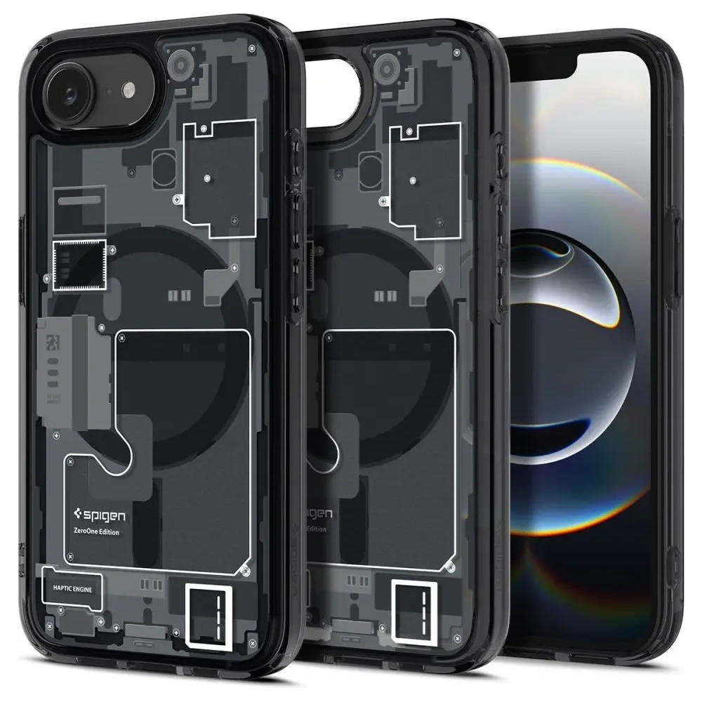 Wholesale Spigen Ultra Hybrid Mag MagSafe Apple iPhone 16e Zero One Black - SPN16718 - {ean13} - Hurt