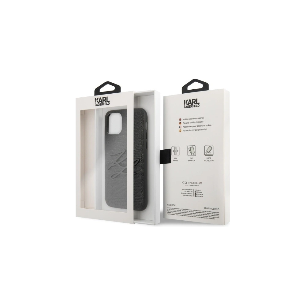 Hurtownia GSM - Etui Karl Lagerfeld KLHCN65TJKBK Apple iPhone 11 Pro Max hardcase černý/black Lizard - KLD279BLK - {ean13} - Hurt
