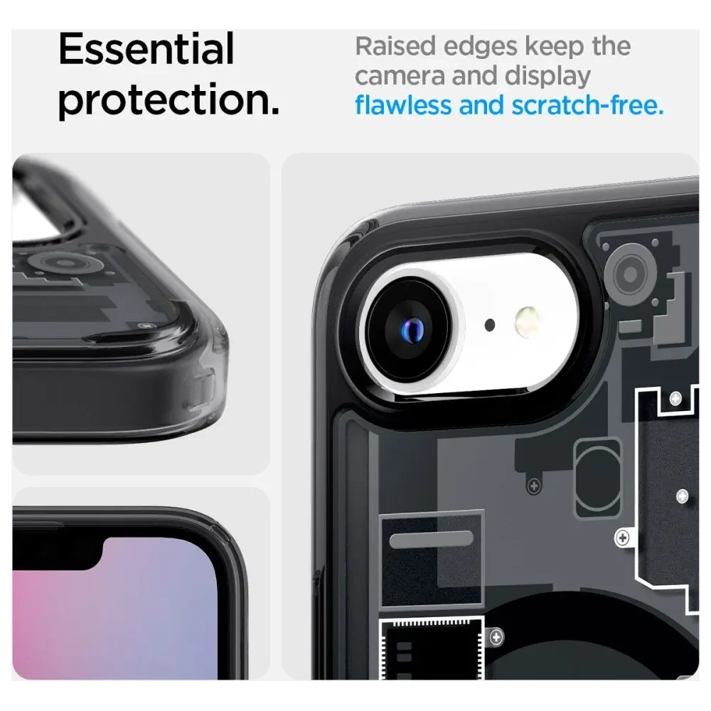 Hurtownia GSM - Spigen Ultra Hybrid Mag MagSafe Apple iPhone 16e Zero One Fekete - SPN16718 - {ean13} - Hurt