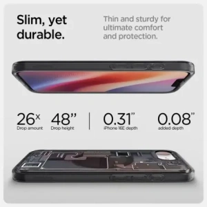 Wholesale Spigen Ultra Hybrid Mag MagSafe Apple iPhone 16e Zero One Black - SPN16718 - {ean13} - Hurt