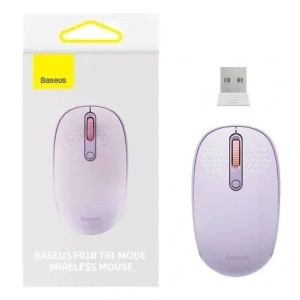 Hurtownia GSM - Baseus F01B Tri-Mode 2.4G BT 5.0 1600 DPI Drahtlose Maus (lila) - BSU8939 - {ean13} - Hurt
