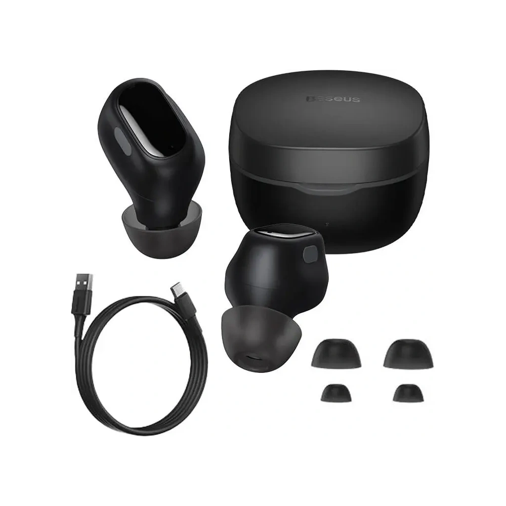 Hurtownia GSM - Baseus Bowie WM01TWS bezdrátová in-ear sluchátka (černá) - BSU8941 - {ean13} - Hurt