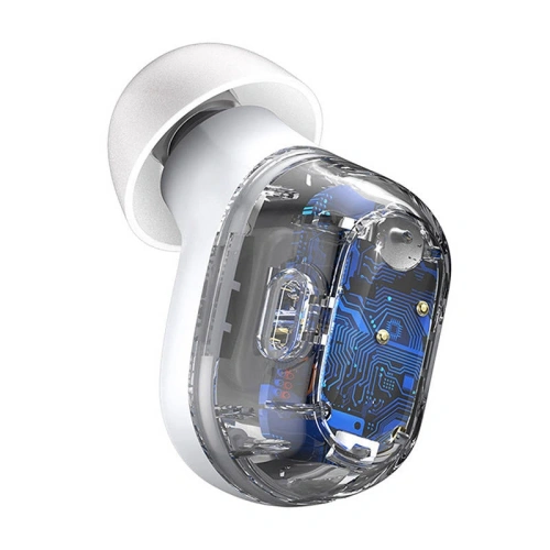 Bezprzewodowe słuchawki dokanałowe TWS Baseus Bowie WM01 (białe)