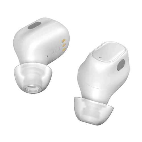 Bezprzewodowe słuchawki dokanałowe TWS Baseus Bowie WM01 (białe)