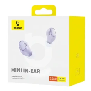 Wholesale Baseus Bowie WM01 wireless in-ear headphones (purple) - BSU8943 - {ean13} - Hurt