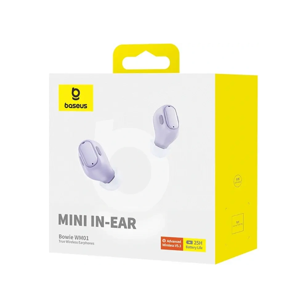 Hurtownia GSM - Baseus căști wireless in-ear Bowie WM01 (mov) - BSU8943 - {ean13} - Hurt
