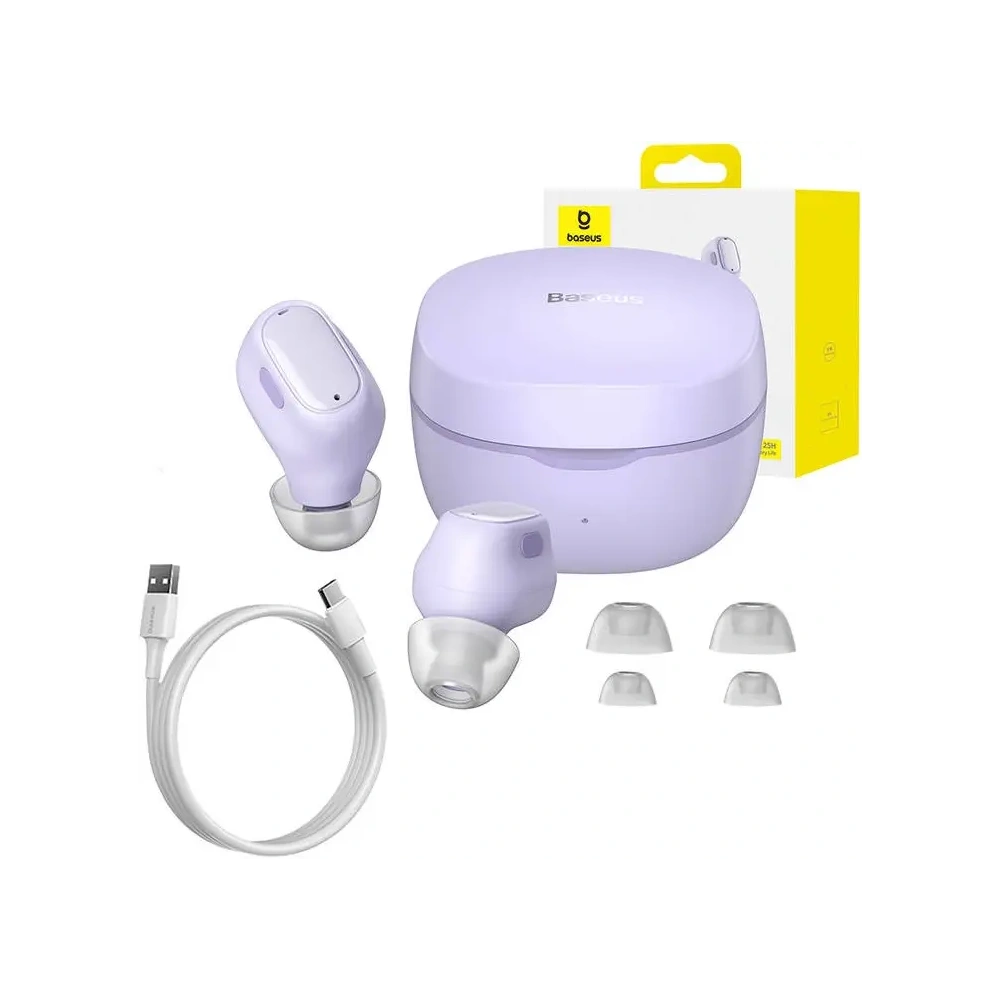 Hurtownia GSM - Baseus căști wireless in-ear Bowie WM01 (mov) - BSU8943 - {ean13} - Hurt