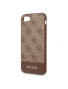 Hurtownia GSM - Etui Guess GUHCI8G4GLBR Apple iPhone SE 2022/SE 2020/8/7 brązowy/brown hard case 4G Stripe Collection - GUE501BR - {ean13} - Hurt