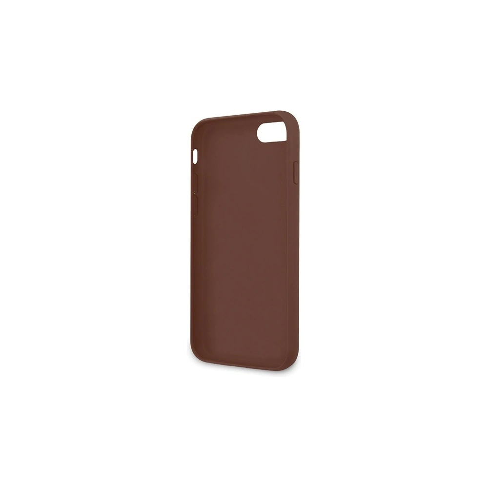 Hurtownia GSM - Etui Guess GUHCI8G4GLBR Apple iPhone SE 2022/SE 2020/8/7 hnědý/brown tvrdý kryt 4G Stripe Collection - GUE501BR - {ean13} - Hurt