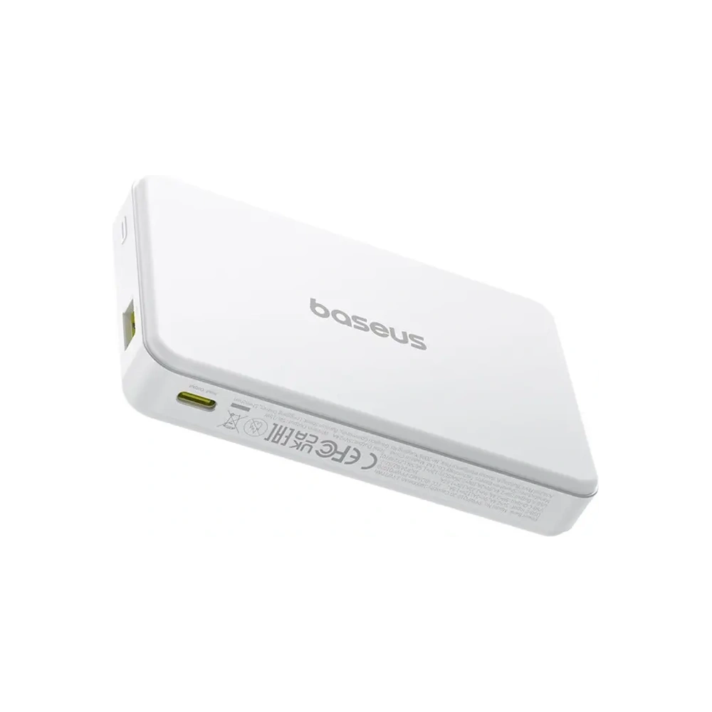 Hurtownia GSM - Baseus Airpow2 Qi2 bancă de alimentare magnetică 10000mAh 22.5W (albă) - BSU8946 - {ean13} - Hurt