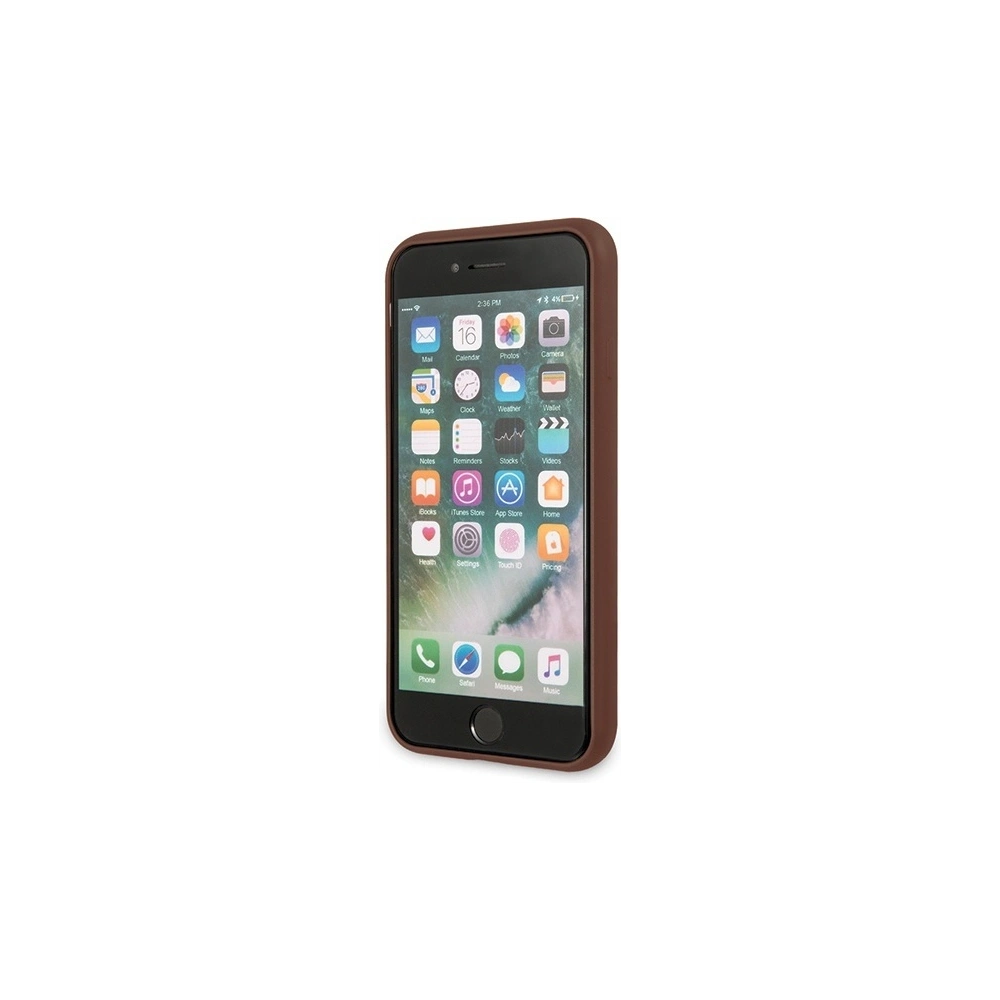 Hurtownia GSM - Etui Guess GUHCI8G4GLBR Apple iPhone SE 2022/SE 2020/8/7 hnědý/brown tvrdý kryt 4G Stripe Collection - GUE501BR - {ean13} - Hurt