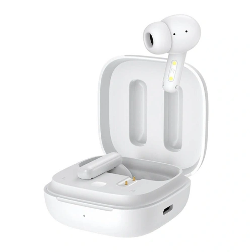 Bezprzewodowe słuchawki dokanałowe TWS QCY T13 ANC (białe)