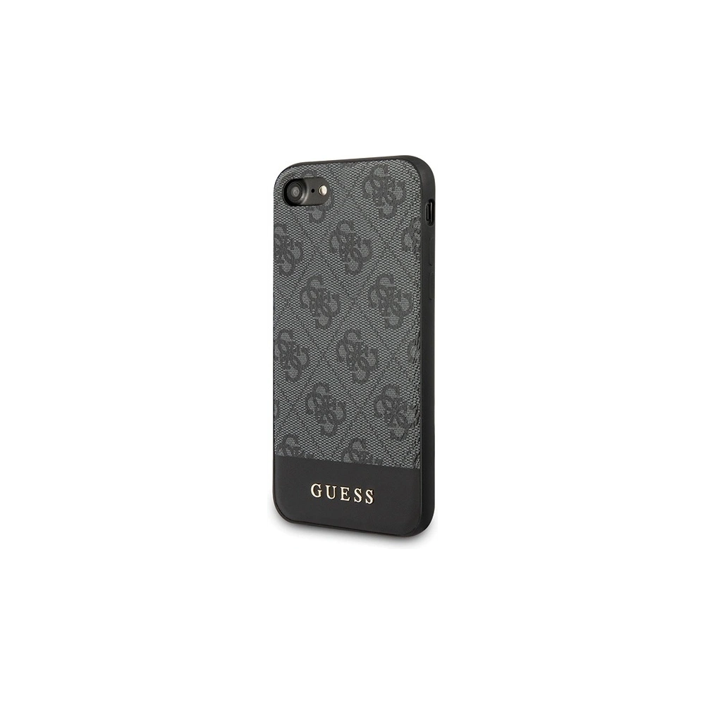 Etui Guess GUHCI8G4GLGR Apple iPhone SE 2022/SE 2020/8/7 šedý/grey hard case 4G Stripe Collection