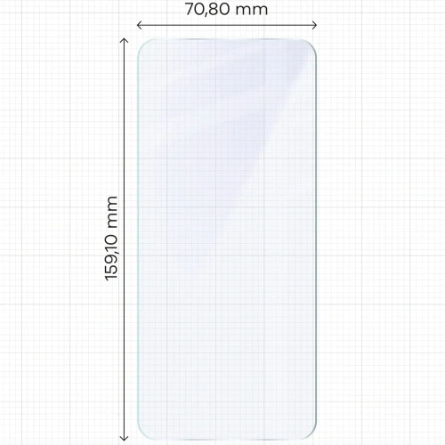 Elastyczne szkło hybrydowe Bizon Glass Mule do Realme 14 Pro Plus 5G