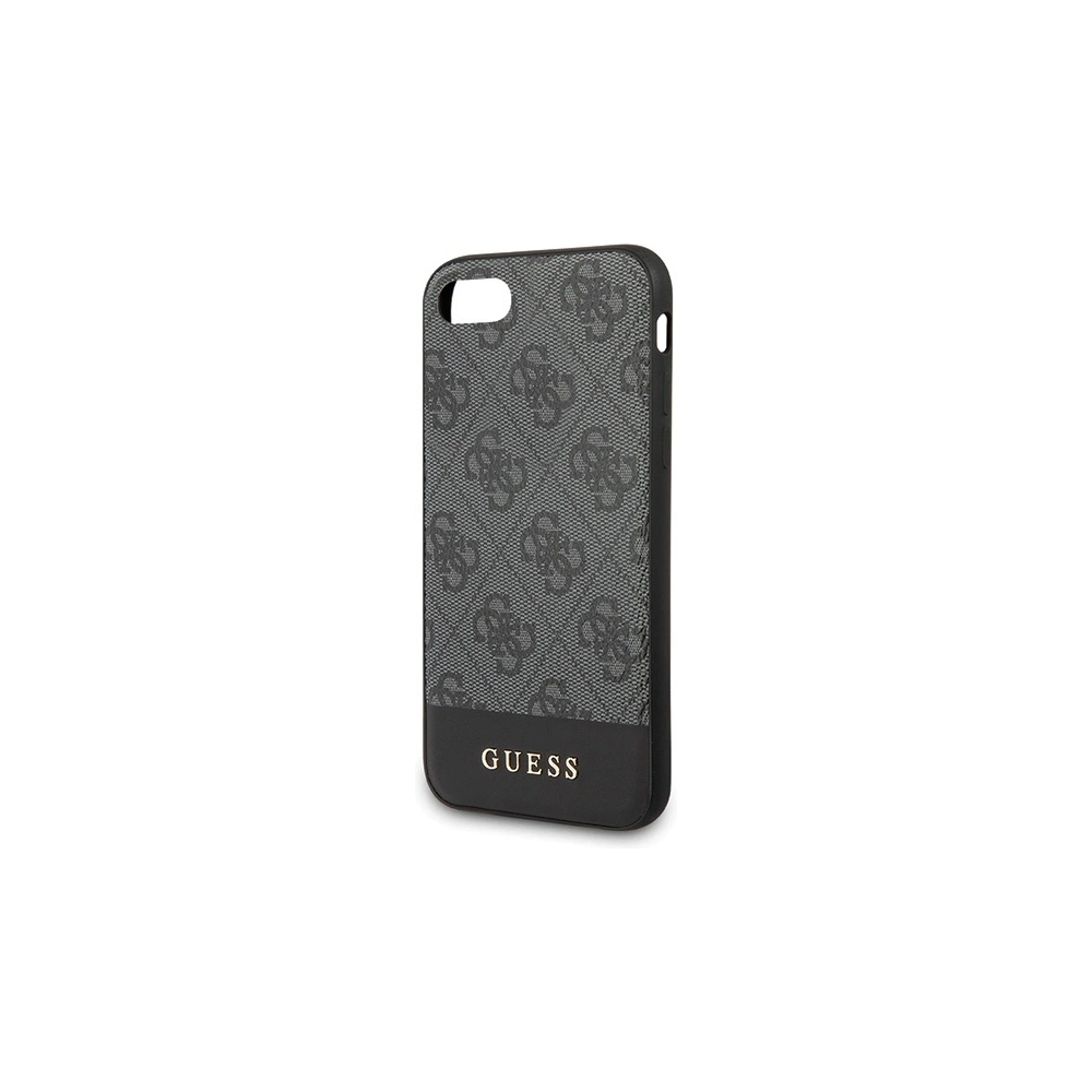 Etui Guess GUHCI8G4GLGR Apple iPhone SE 2022/SE 2020/8/7 šedý/grey hard case 4G Stripe Collection