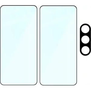 Hurtownia GSM - Bizon Edge 2 Pachet 2x sticlă pentru ecran + 1x sticlă pentru cameră Samsung Galaxy S25 - BIZ8786 - {ean13} - Hurt