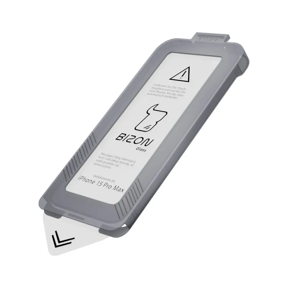 Wholesale Bizon Glass Aplikator Apple iPhone 15 Pro Max [2 PACK] - BIZ8788 - {ean13} - Hurt