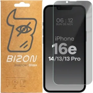 Hurtownia GSM - Bizon Glass Clear Shadow Apple iPhone 16e / 14 / 13 / 13 Pro árnyékolt - BIZ8789 - {ean13} - Hurt