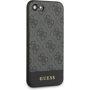 Hurtownia GSM - Etui Guess GUHCI8G4GLGR Apple iPhone SE 2022/SE 2020/8/7 szary/grey hard case 4G Stripe Collection - GUE502GRY - {ean13} - Hurt