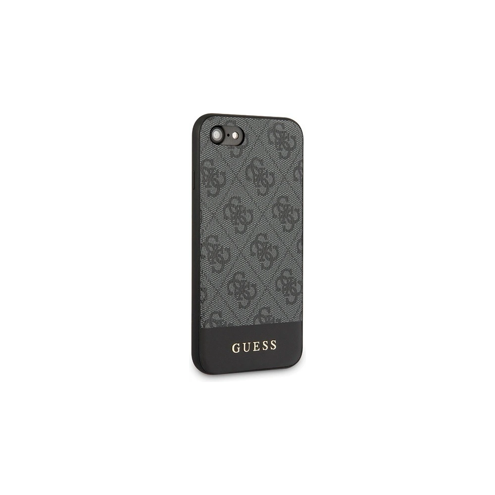 Etui Guess GUHCI8G4GLGR Apple iPhone SE 2022/SE 2020/8/7 šedý/grey hard case 4G Stripe Collection