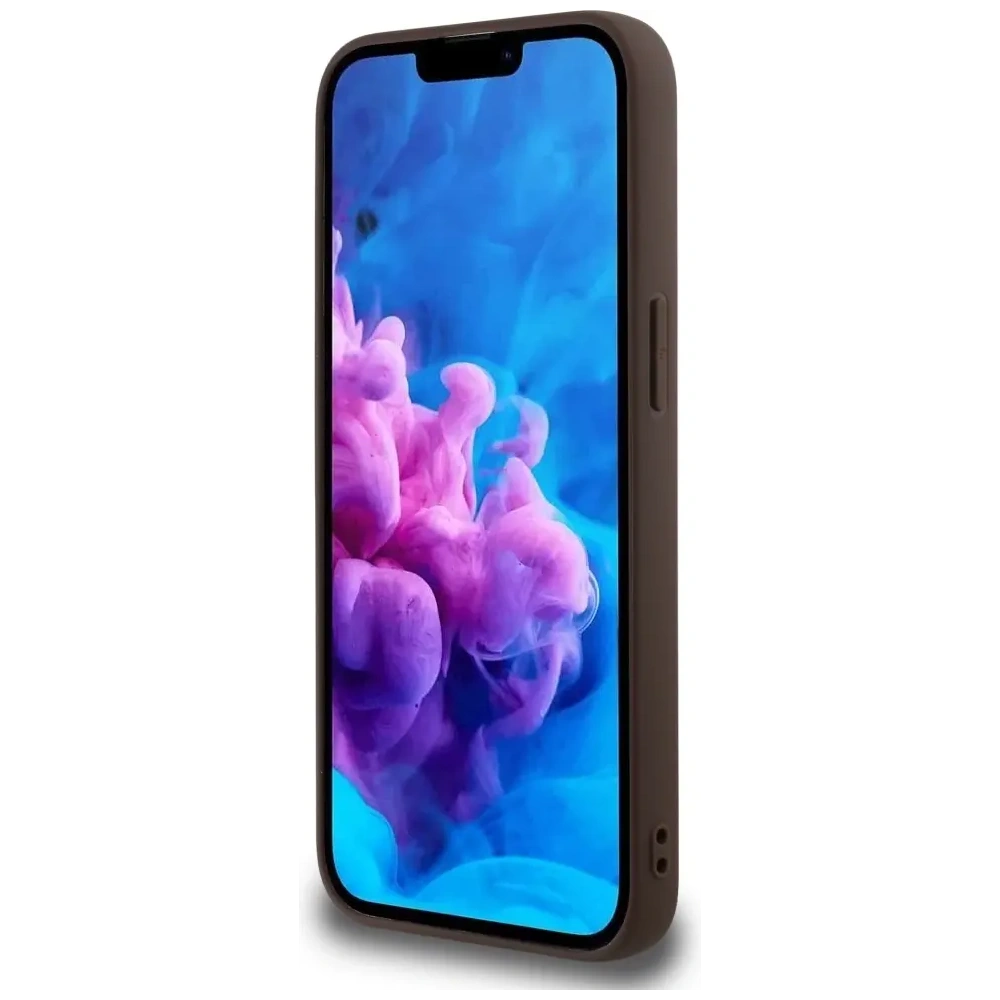 Hurtownia GSM - Guess 4G Gyűrű Háromszög Logó MagSafe Apple iPhone 16e barna - GUE4454 - {ean13} - Hurt