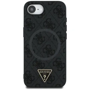 Wholesale Guess 4G Ring Triangle Logo MagSafe do Apple iPhone 16e black - GUE4455 - {ean13} - Hurt
