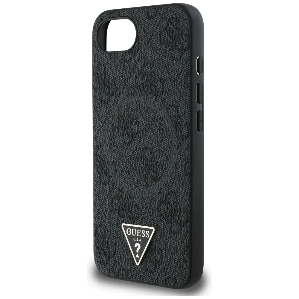 Wholesale Guess 4G Ring Triangle Logo MagSafe do Apple iPhone 16e black - GUE4455 - {ean13} - Hurt